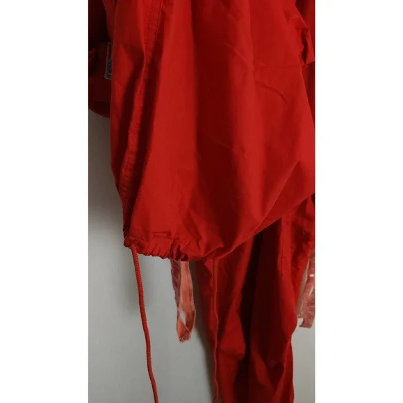 Y2K UFO RED PARACHUTTE CARGO PANTS UTILITY STREETWEAR HIP-HOP RAVE.SZ XL - Picture 7 of 9